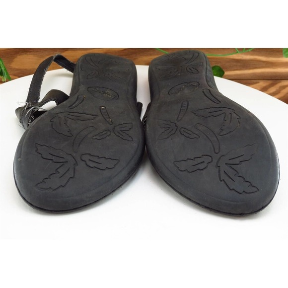 Born concept Sz 9 M Black Strappy Synthetic Women Sandals - Picture 7 of 7